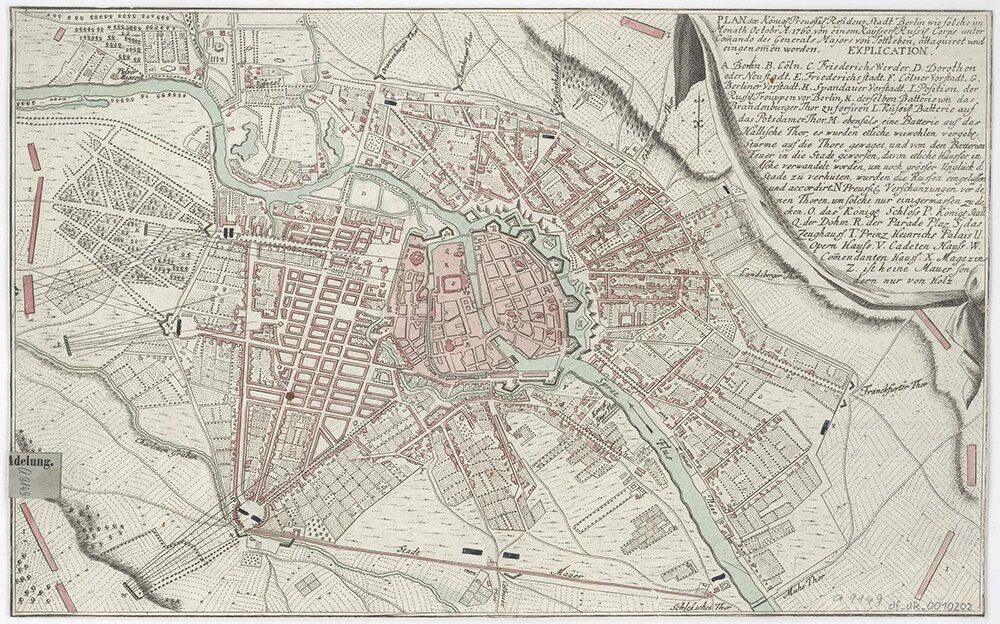    План города в 1760 г.