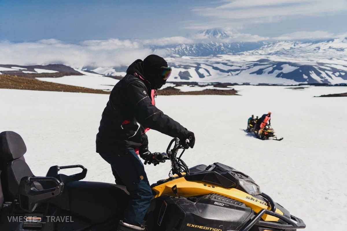 Экспедиция на снегоходах на Камчатке с Вместе Тревел