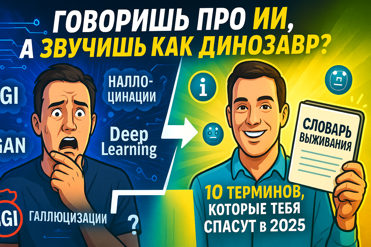 Словарь выживания: как понимать нейросети и не выглядеть динозавром