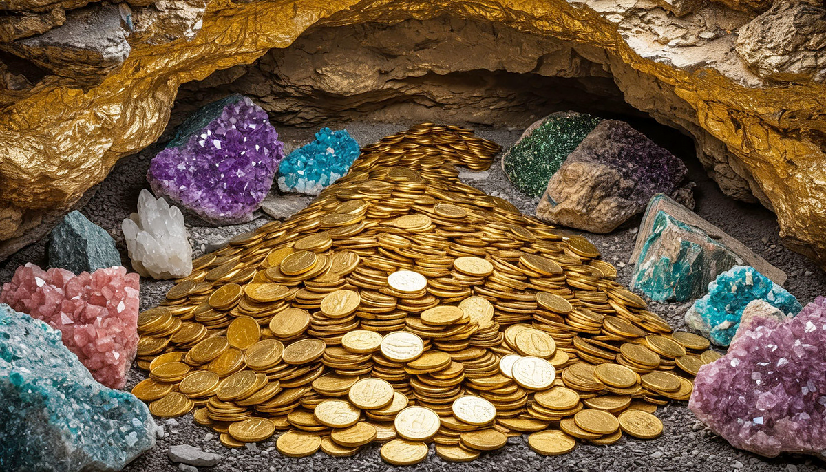 Множество небольших ниш с артефактами.