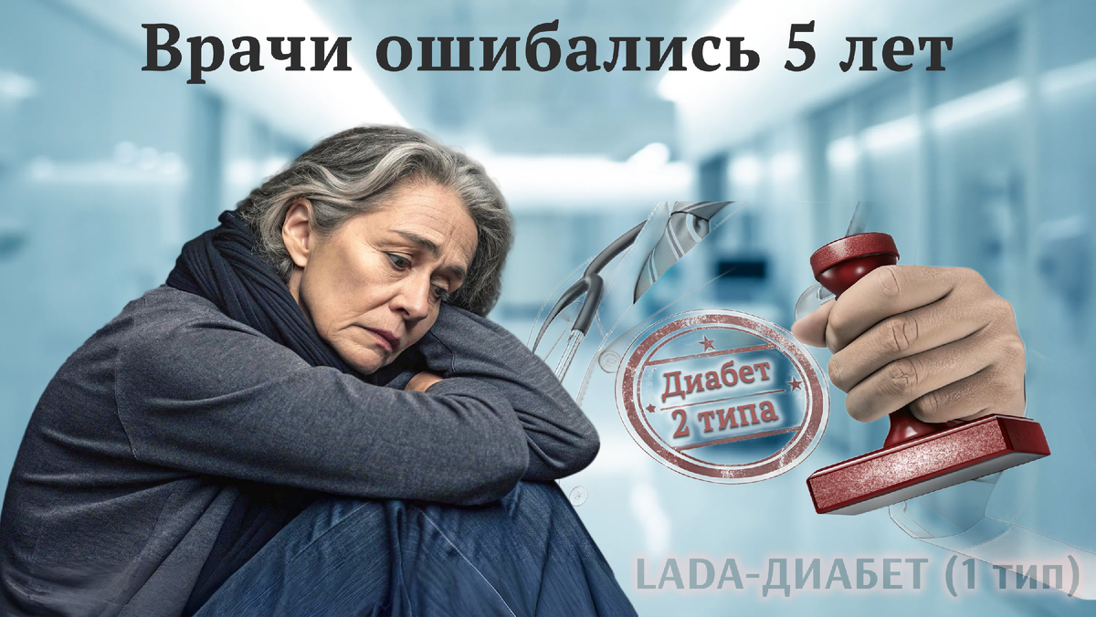 Пять лет неверного диагноза: Как диабет 2 типа оказался "медленным" 1-м (История, которая может быть про вас)