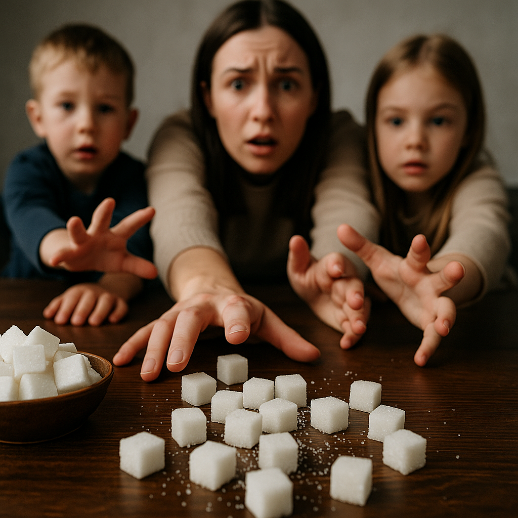 Когда жизнь горчит — ищем сахар. И даже дети это знают