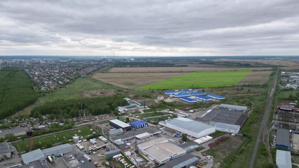    Участок под промышленные объекты у аэропорта в Барнауле. Источник: сайт ДОМ.РФ