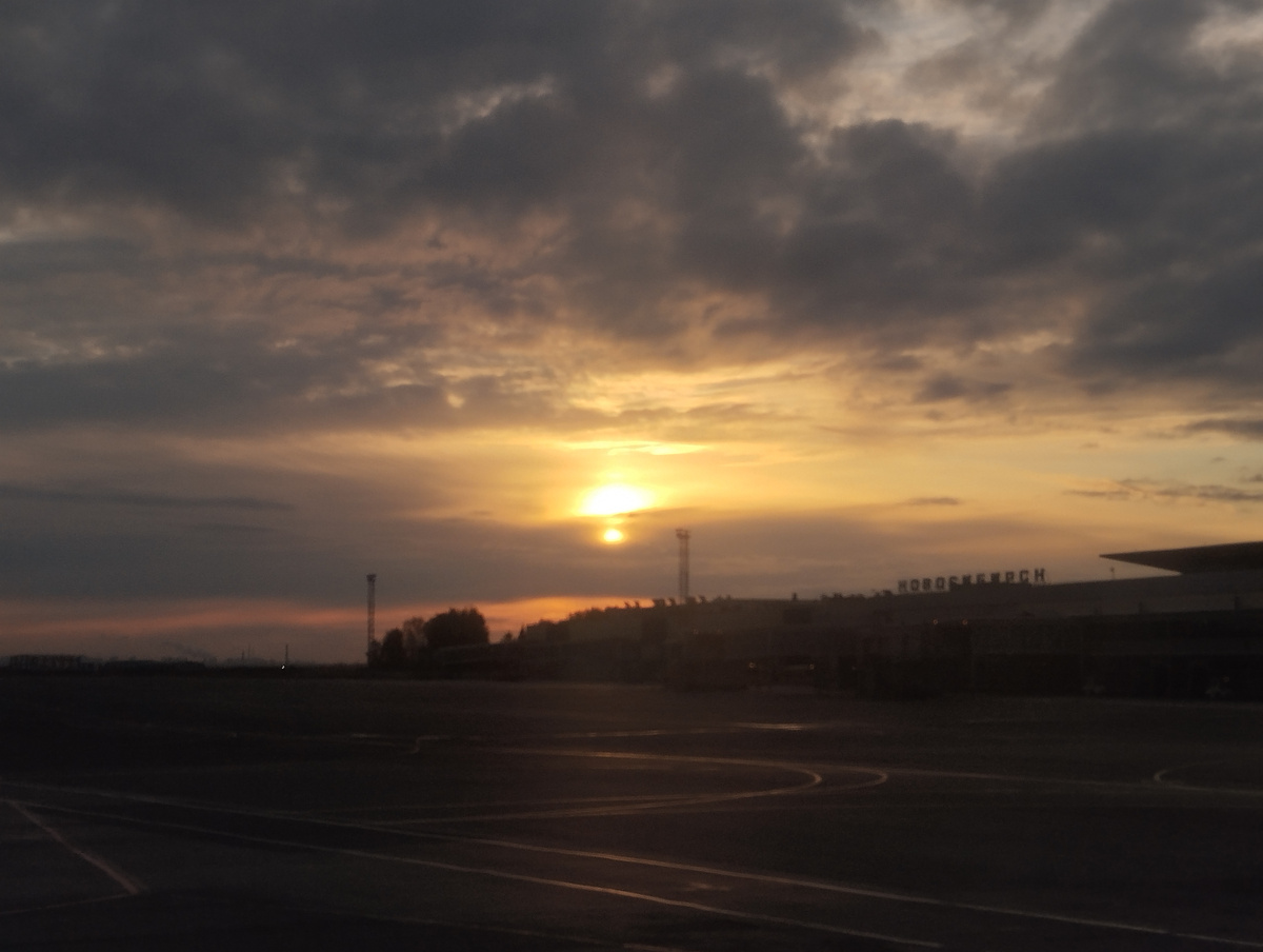 Утро 2 октября, Новосибирск. Холодно, бр-рр...