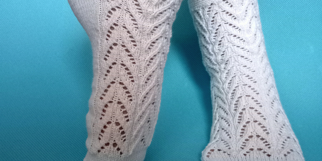 Ажурные летние носочки. Схема узора, пряжа, пятка, мысок
