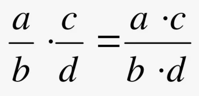 Умножение обыкновенных дробей