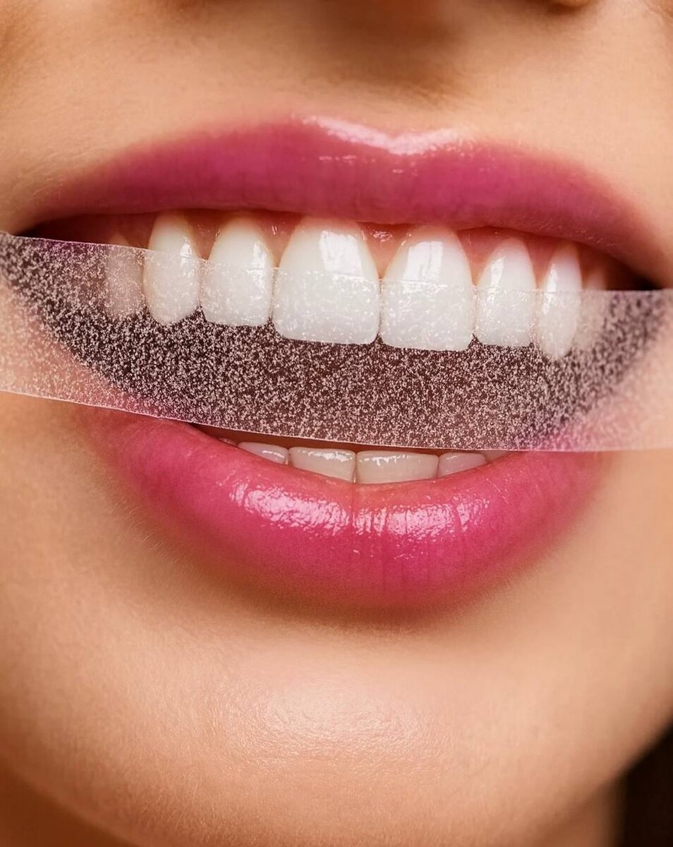 
Желание понятно: белоснежная улыбка быстро, удобно, без визита к стоматологу, именно поэтому отбеливающие полоски кажутся таким простым решением: наклеил, подождал, снял, и вот ты уже сияешь.

Да, они действительно могут осветлить эмаль на один–два тона, но за этот эффект отвечает перекись водорода – вещество, которое проникает в микротрещины эмали и нередко вызывает:

— повышенную чувствительность зубов,
— раздражение дёсен,
— неравномерный оттенок при пористой эмали.

Кроме того, полоски действуют «вслепую»: без диагностики и индивидуального подбора состава результат бывает... весьма непредсказуем.

Альтернатива – профессиональное отбеливание.

Это не просто «та же процедура, только дороже». Это контроль врача, точная концентрация геля и надёжная защита эмали.
После клинического отбеливания зубы остаются здоровыми, а блеск выглядит естественно, без неестественного «синего холода».

Белоснежная улыбка не вопрос удачи, а вопрос подхода.
Если хочется сиять✨ доверьтесь профессионалу.