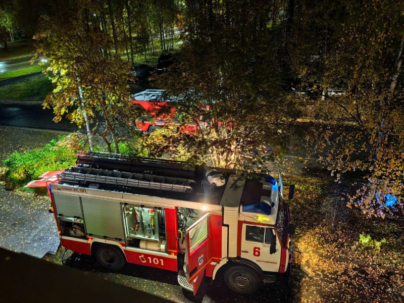    Сотрудники ДПС в Костомукше, рискуя жизнью, спасли людей на пожаре2 ПОЖАРНО-СПАСАТЕЛЬНЫЙ ОТРЯД ФПС по РК / VK