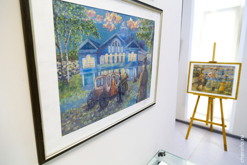    Экспозиция "Город мой прекрасный на берегу Шексны" работает в выставочном зале на Юбилейной, 36