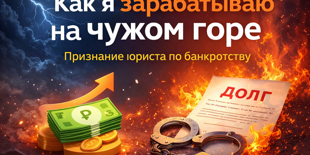 Как я зарабатываю на чужом горе. Признание юриста по банкротству