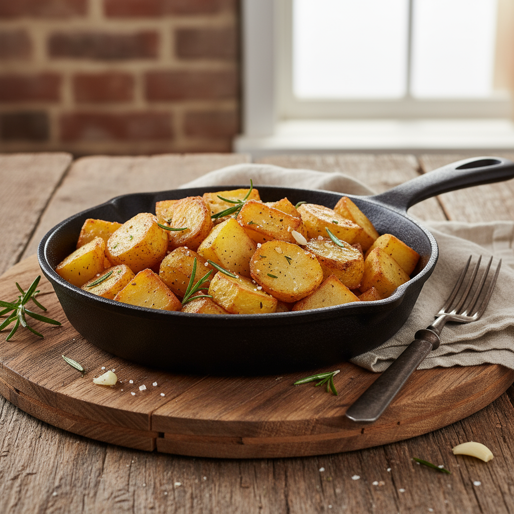 Вкусная жареная картошка