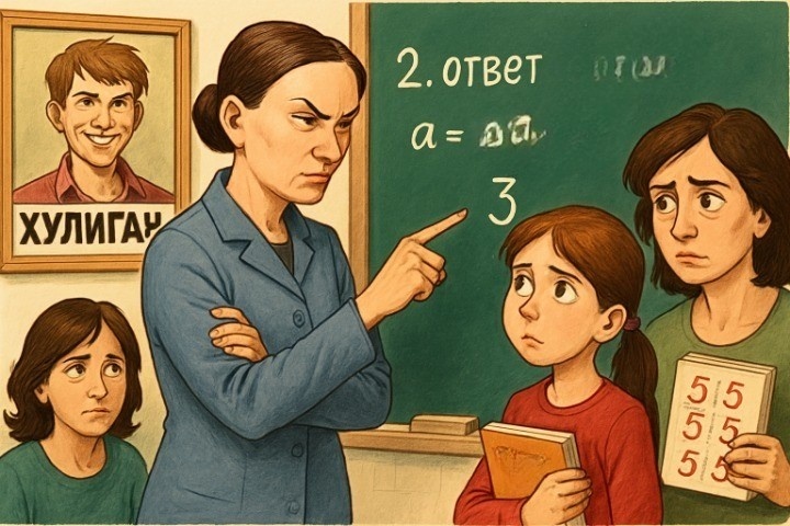 У нашей химички особый талант – помнить зло годами. «Привет вашему брату!» – говорит она и ставит моей дочери очередную тройку