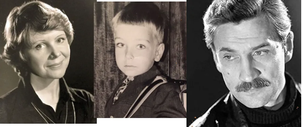 Фото: Кирилл и его родители 