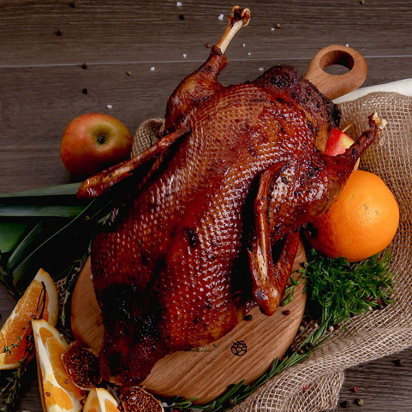 Утка запеченая, "Гжельское подворье", Москва