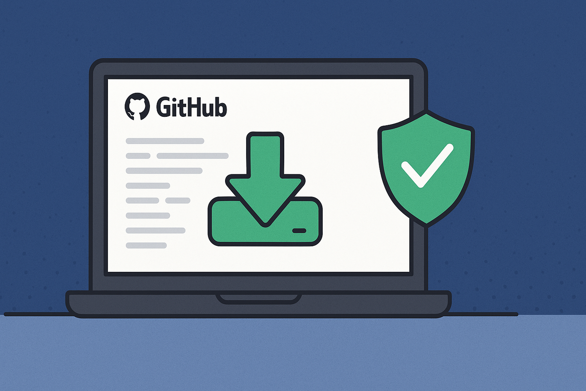 Безопасно скачать с GitHub