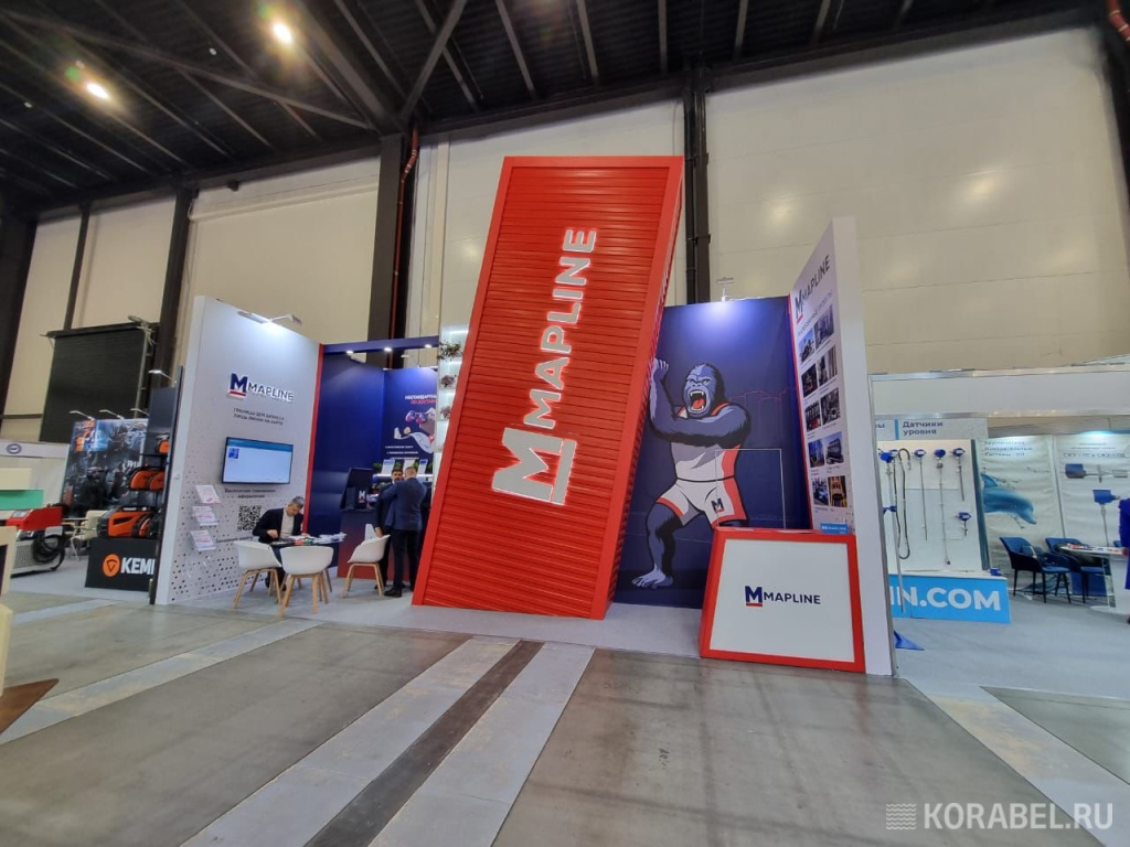 "Растем, адаптируемся и ищем новых партнеров" — MapLine на выставке "НЕВА-2025" / Фото: Корабел.ру  📷
