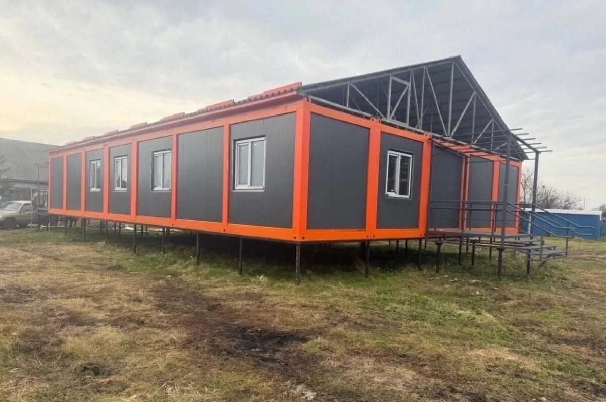    В Усть-Ишимском районе строят новые клубы вместо смытых паводком