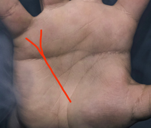 Вилка в конце линии Меркурия