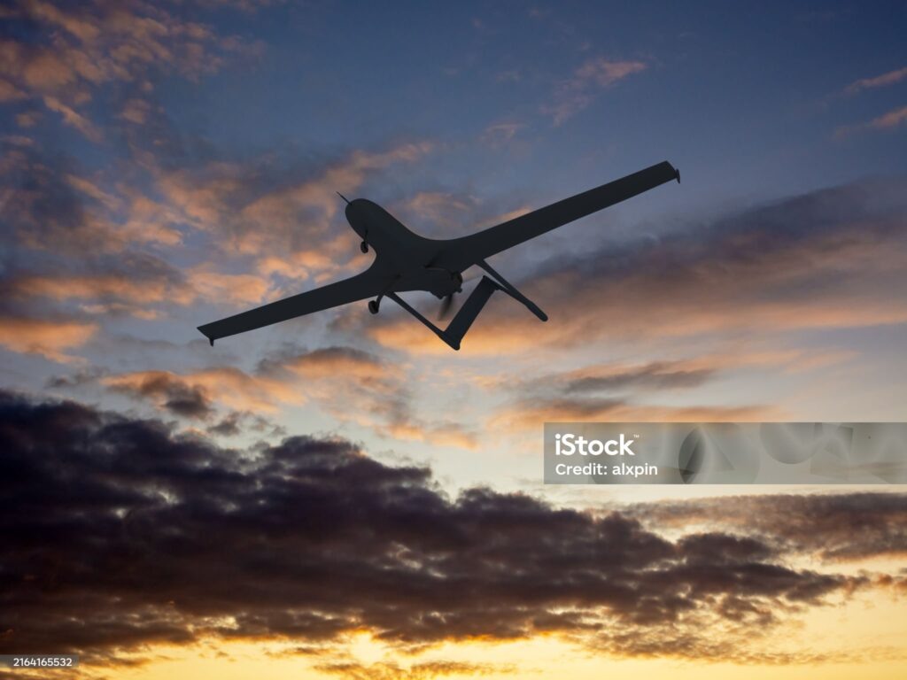    Ukrainian drone Liutyi (Fierce) used for a strike on Russia. Digitally Generated Image Редакция газеты