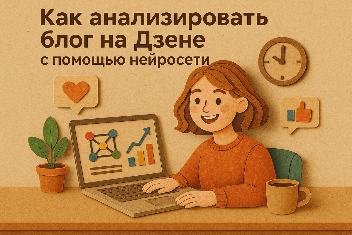 Как анализировать блог на Дзен с помощью нейросети
