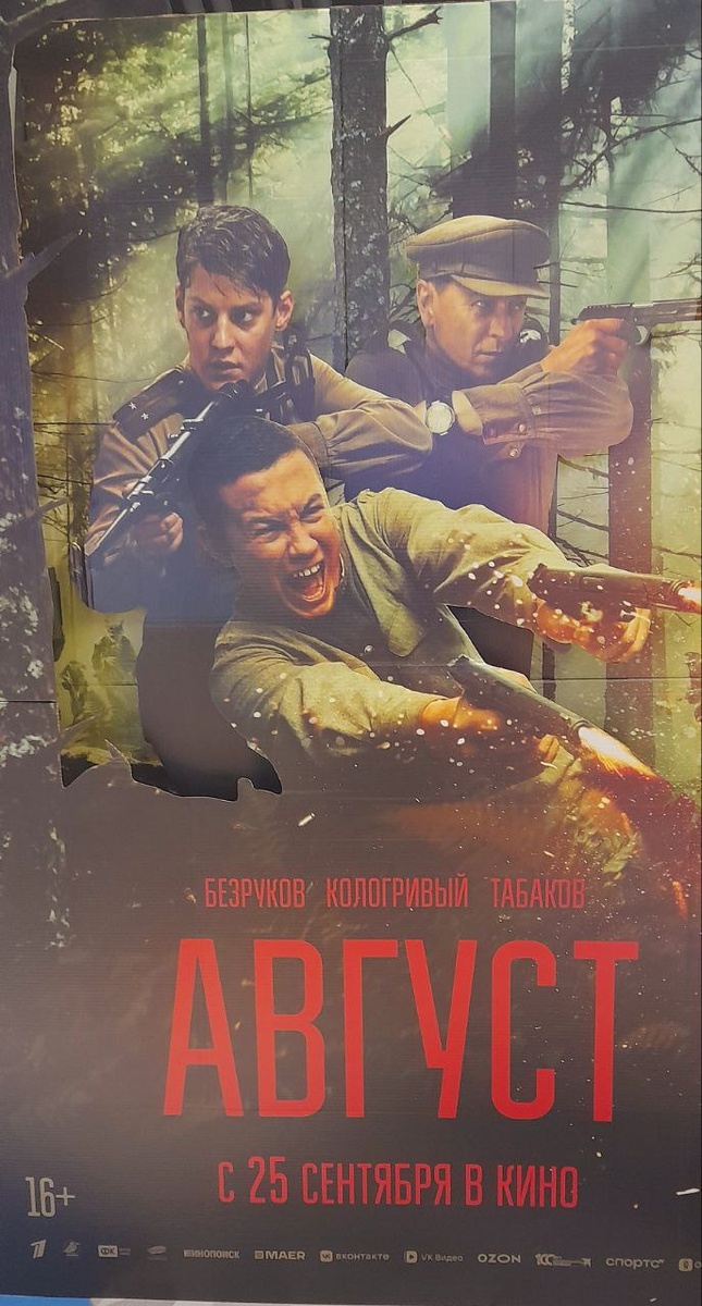 Рекламмный баннер фильма. Фото автора