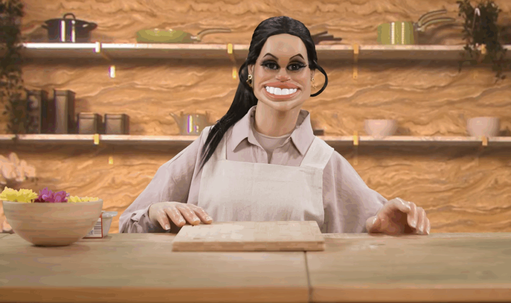 Кадр из шоу Spitting Image