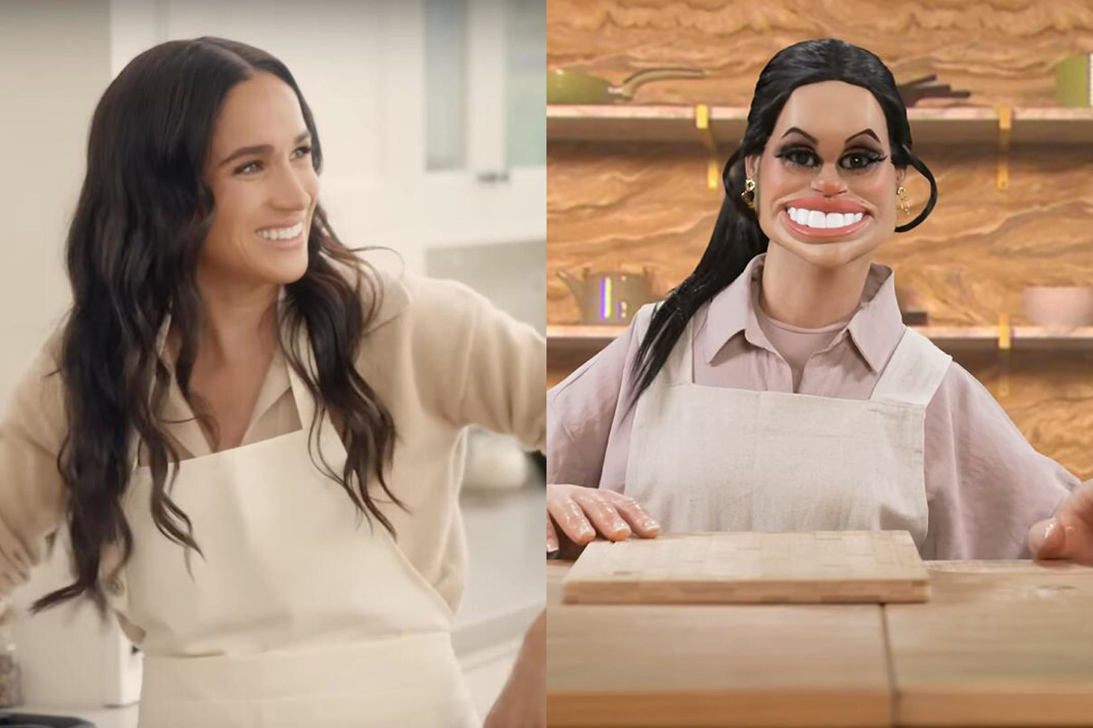 Кадр из шоу Spitting Image