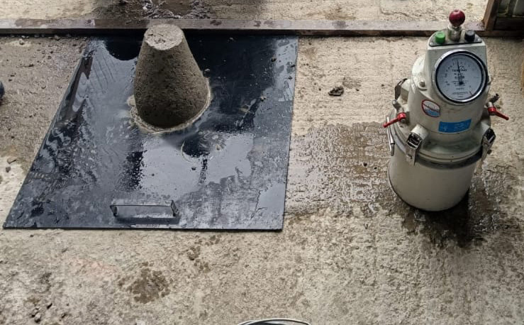 Испытания бетонной смеси