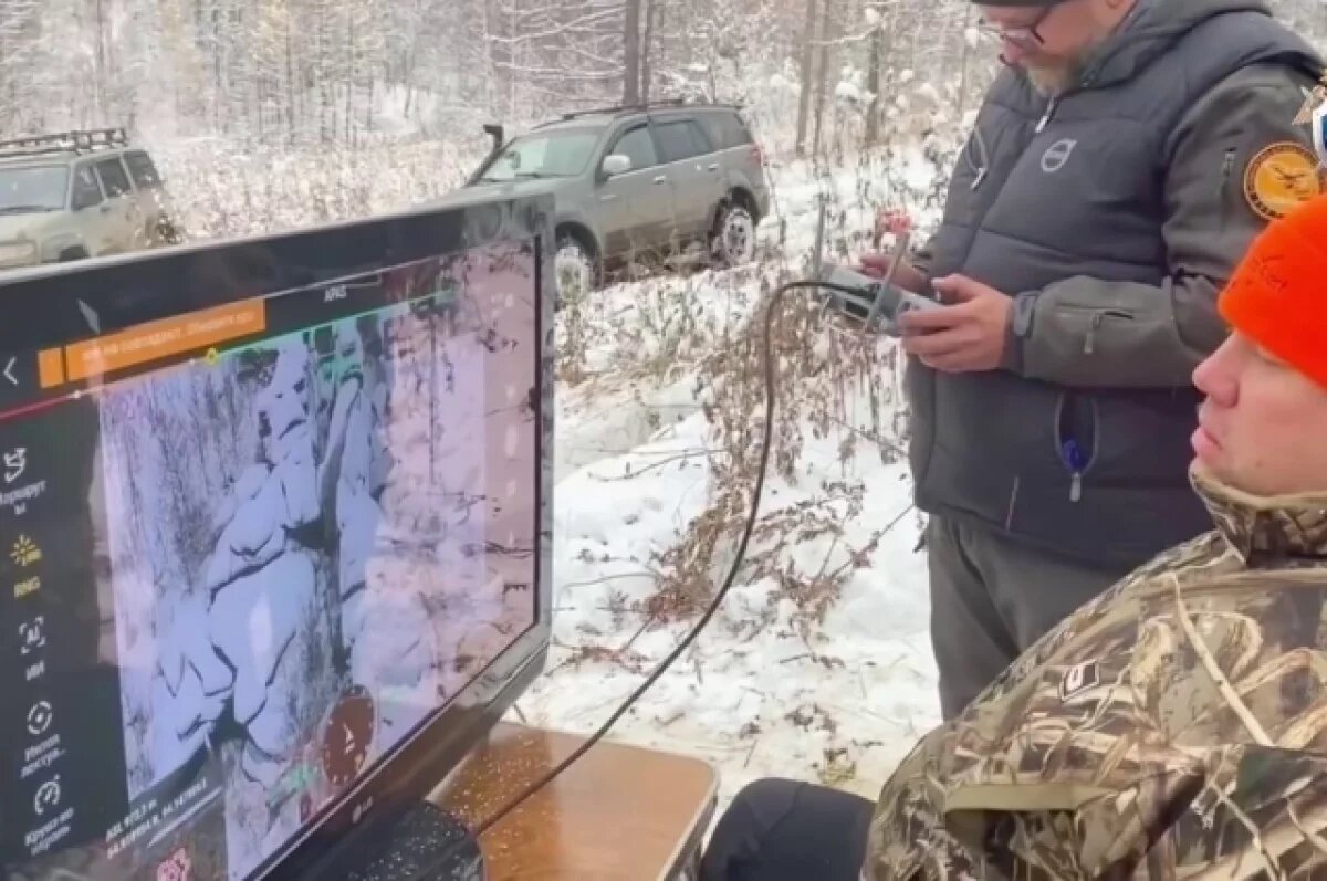    Спасатели показали место, где засекли телефон Усольцевых