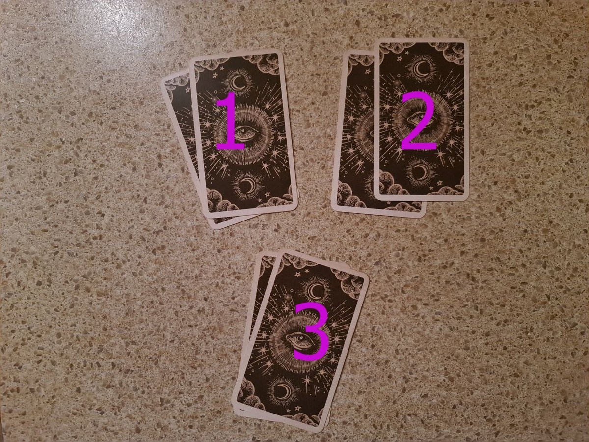 Позиции расклада. Фото автора