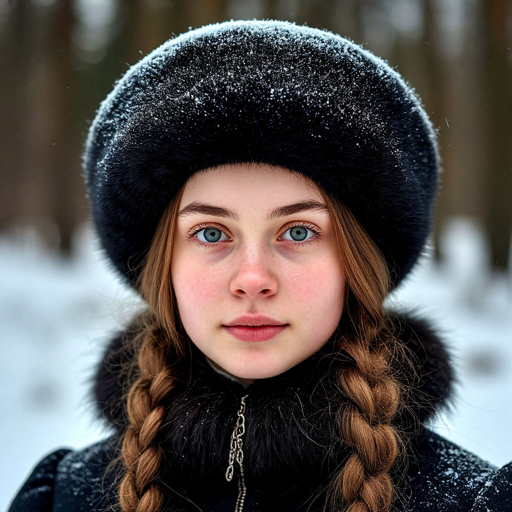 Евдокия Лопухина (образ создан нейросетью на основе исторических изображений)