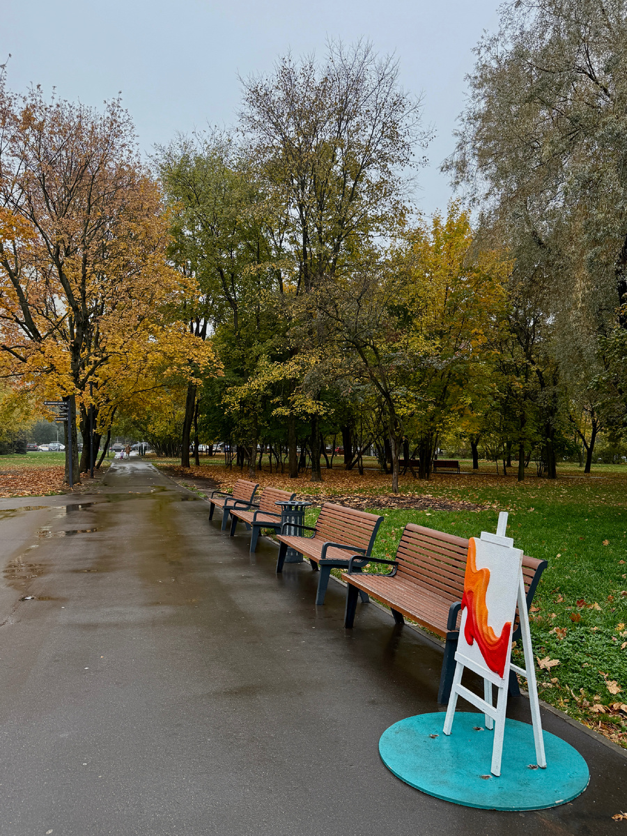 Тишина осеннего утра.