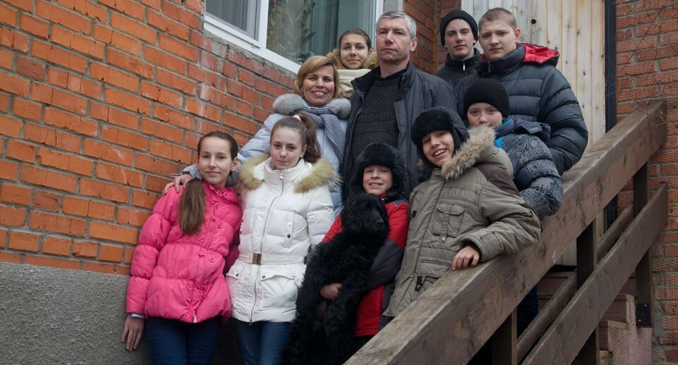    Многодетная семья Кафановых из Луховиц / Медиасток.рф