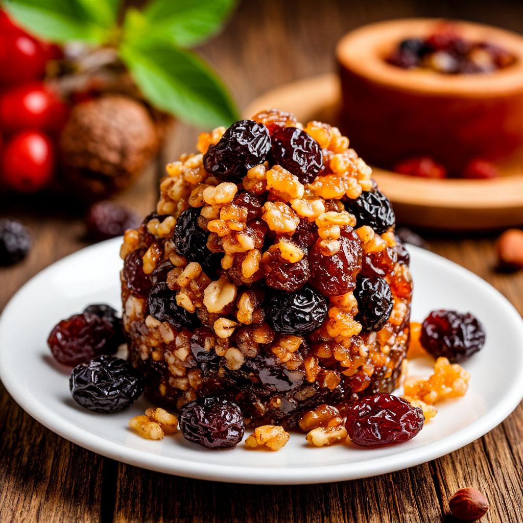 Собственно паста амосова, сервированая 