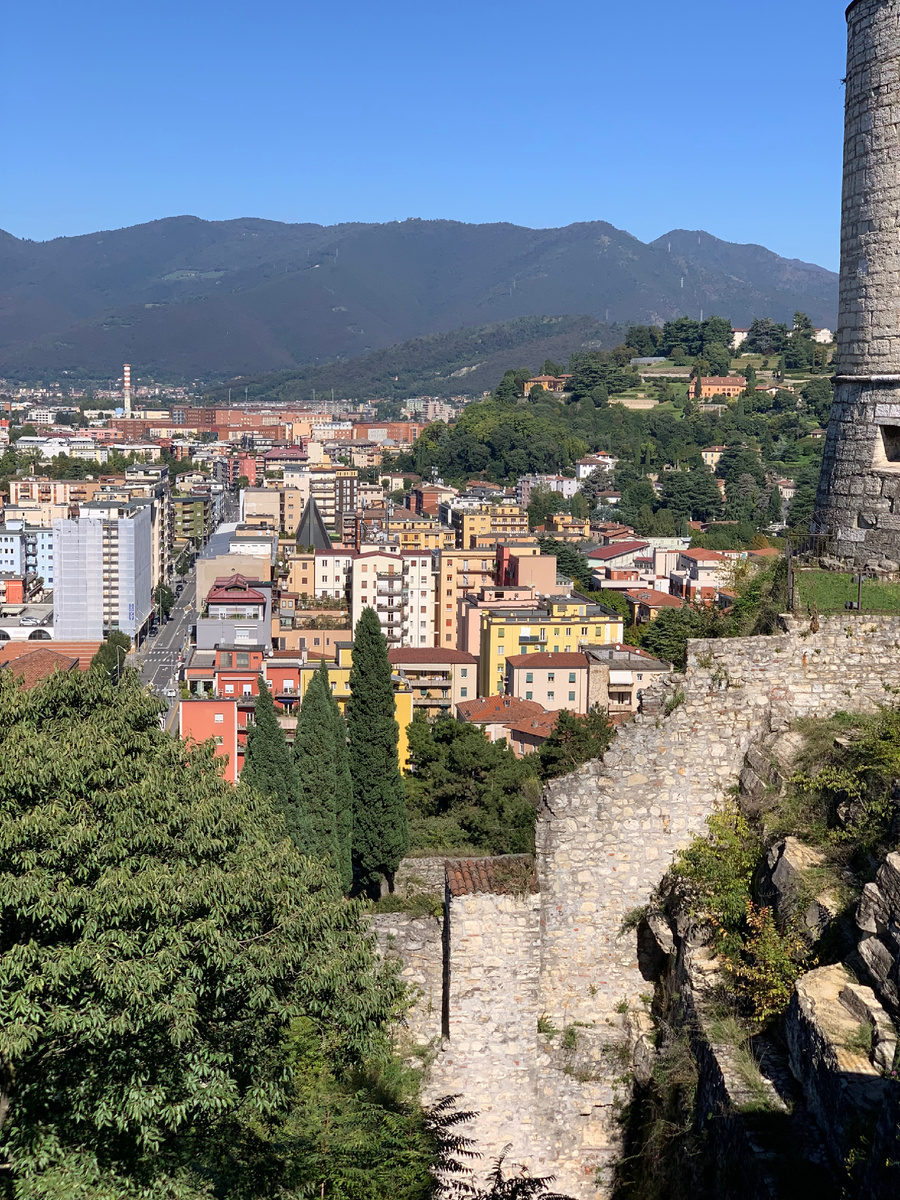 Личный архив. Брешиа. Вид сверху. Около Замка