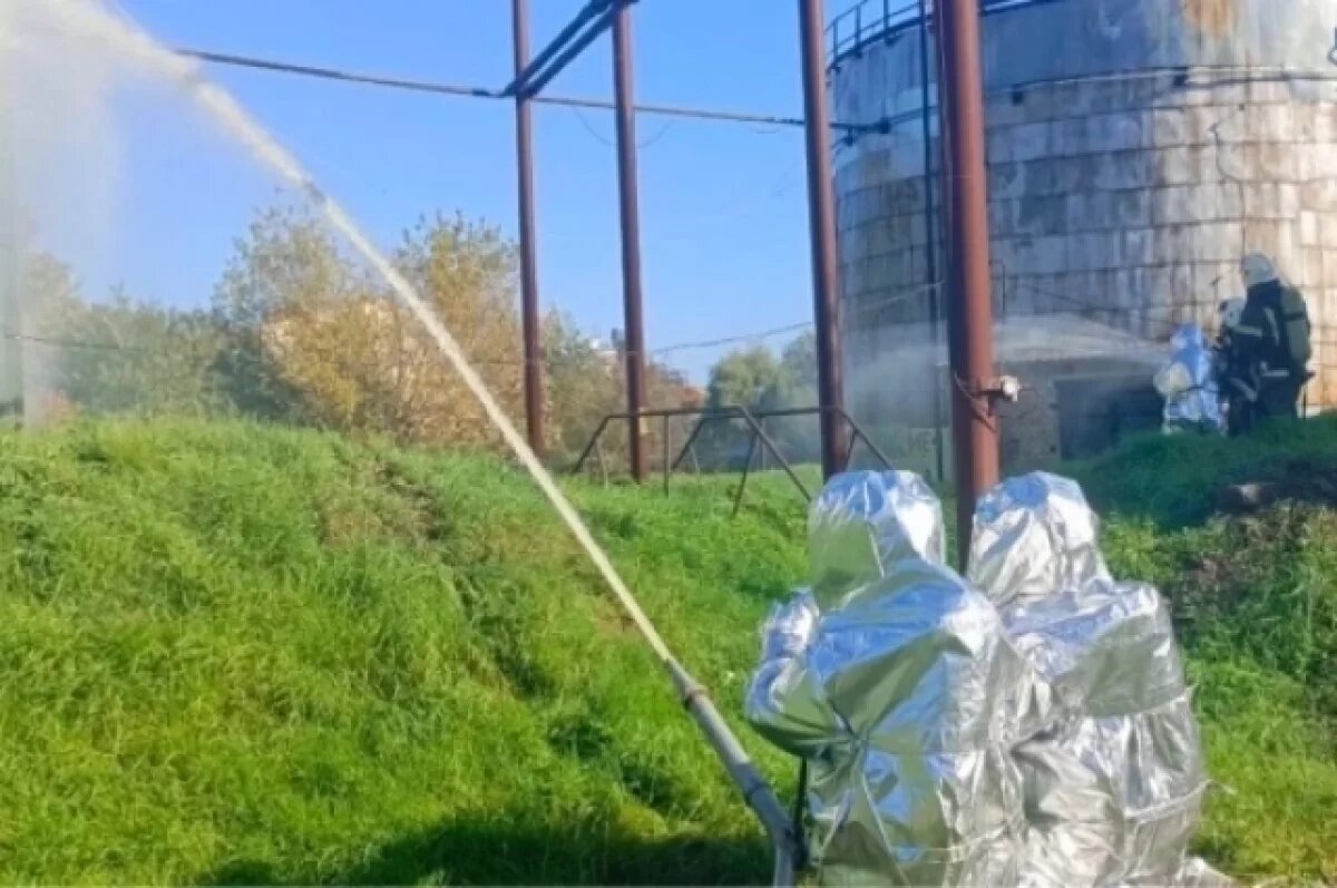    На Гусевской ТЭЦ прошли учения по ликвидации возгорания