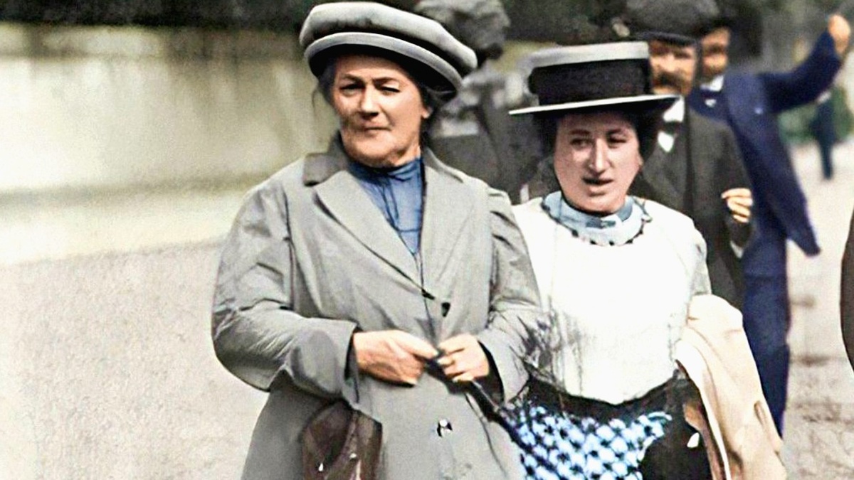 Клара Цеткин и Роза Люксембург