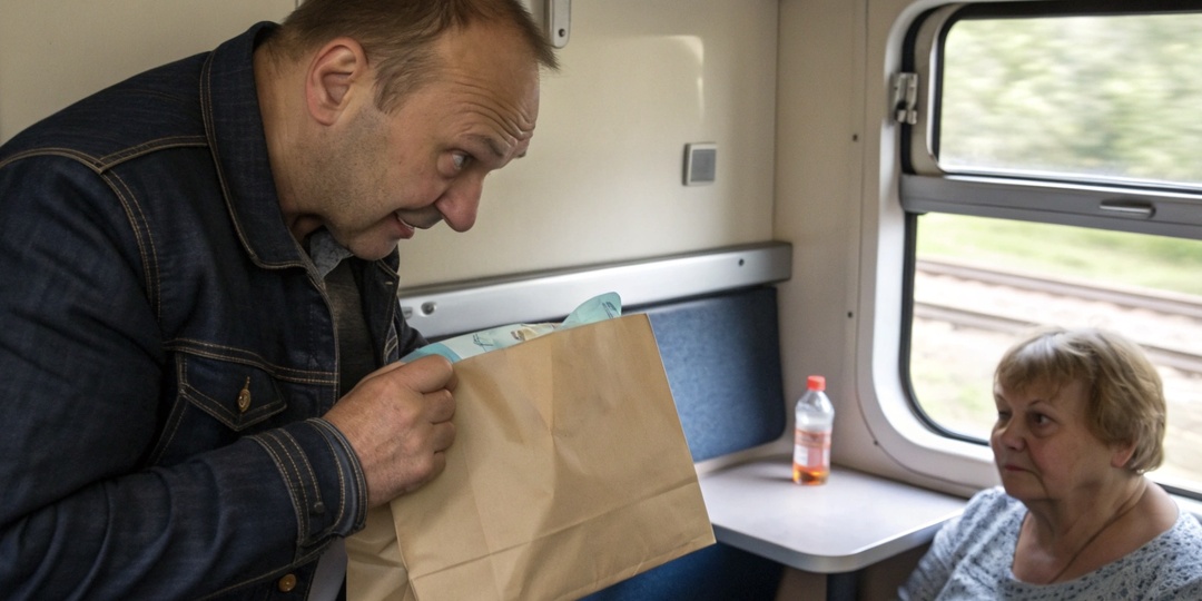 — Да будет вам! Что, места на нижней полке пожалели? Дайте человеку хоть чаю попить