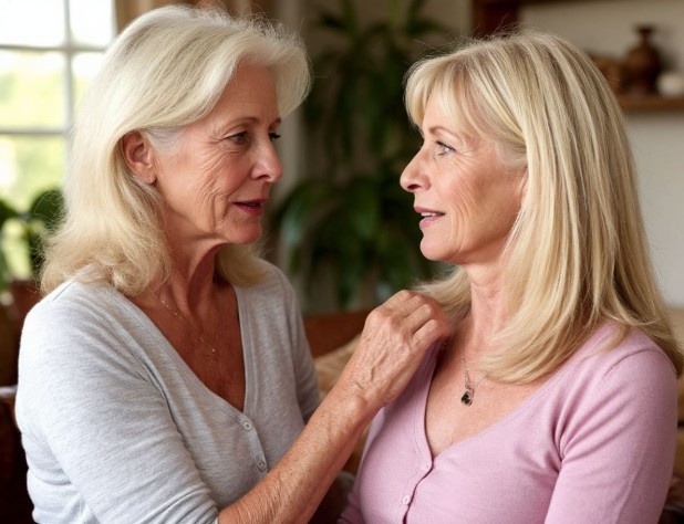 Слева прям почти вылитая Надежда Сергеевна (имя изменено). Шедеврум угадал обложку. 