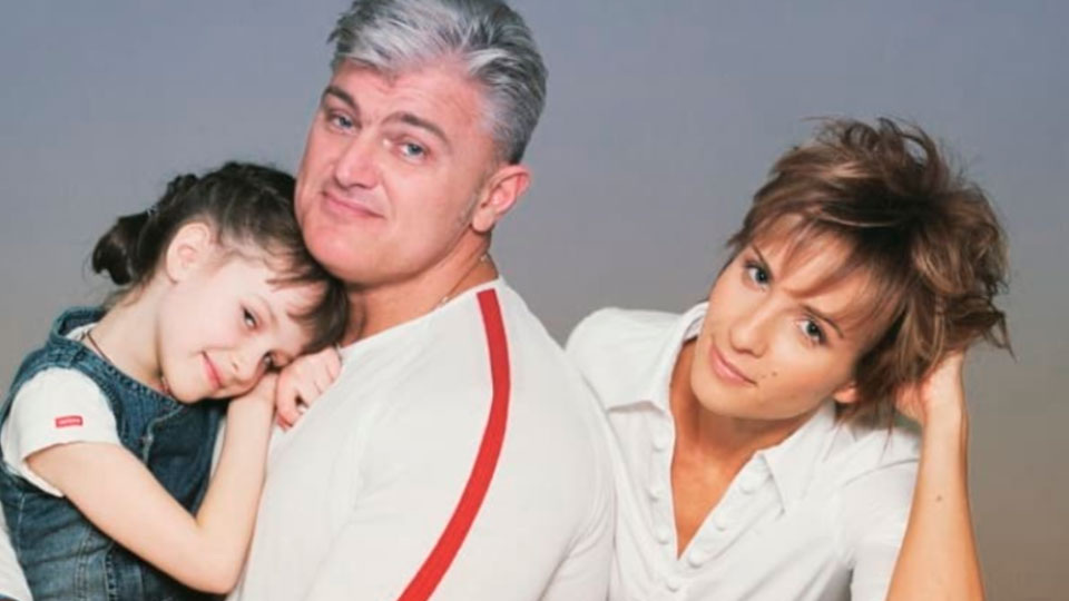 Владимир Турчинский с женой Ириной и дочкой Ксенией