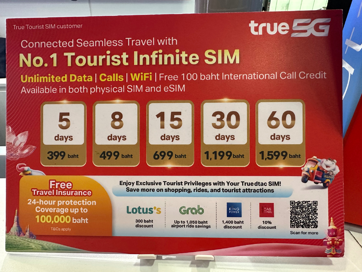 Сим-карты для туристов в аэропорту.