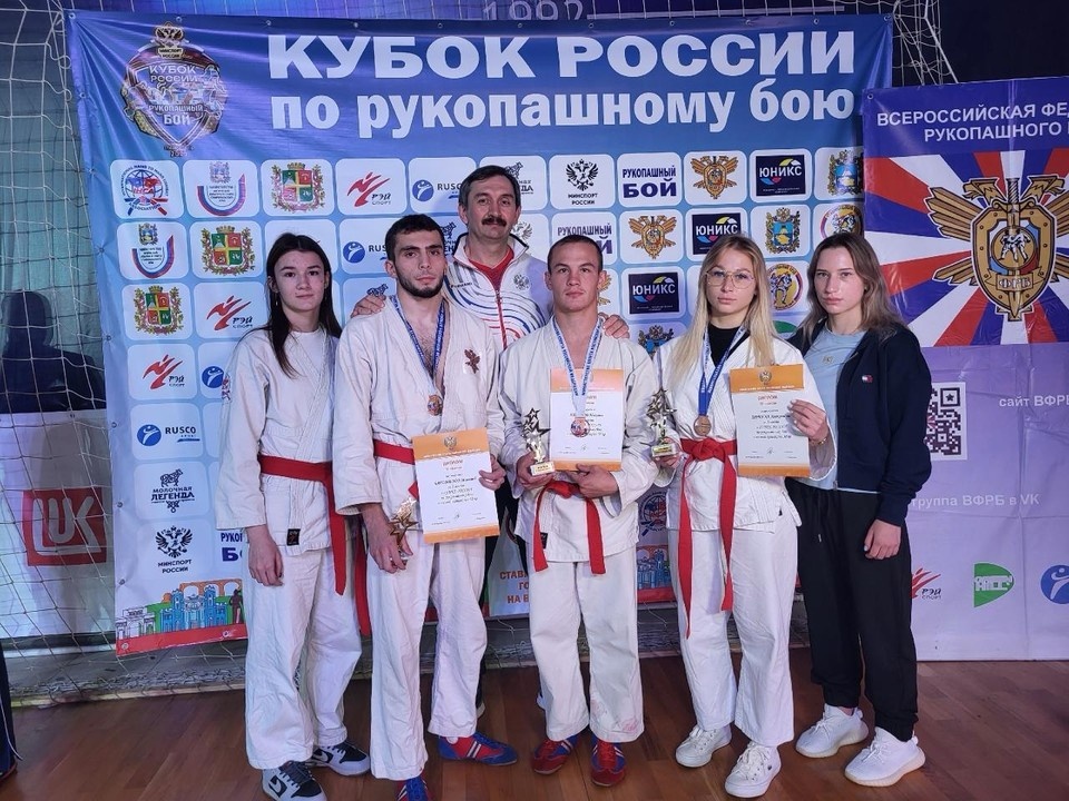    Тульские бойцы завоевали медали на финале Кубка России по рукопашному бою. материалы пресс-служб