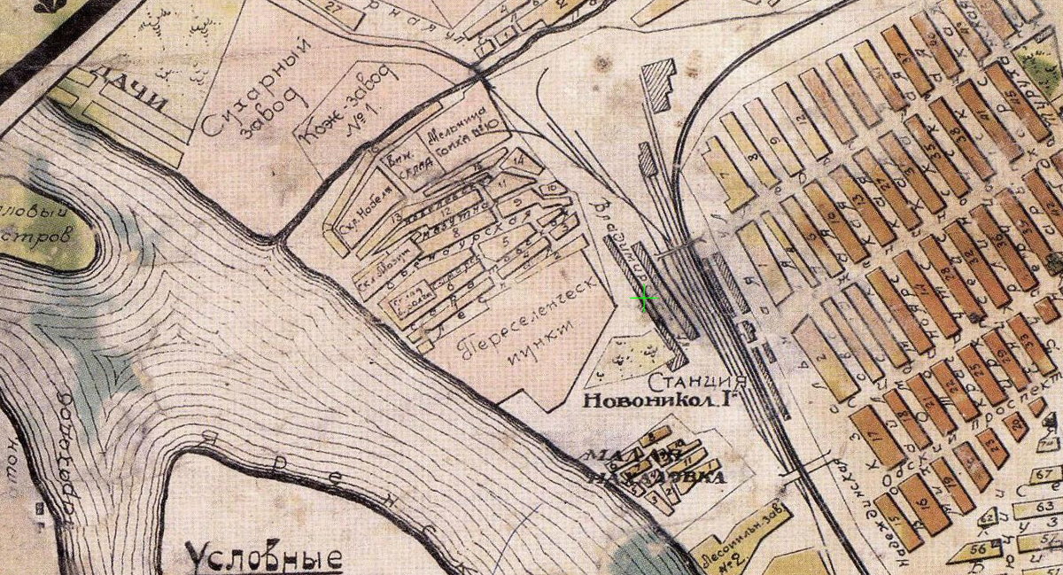 Расположение Малой Нахаловки