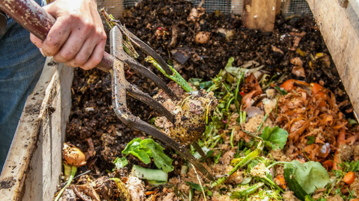 добавляем кухонные отходы в компост