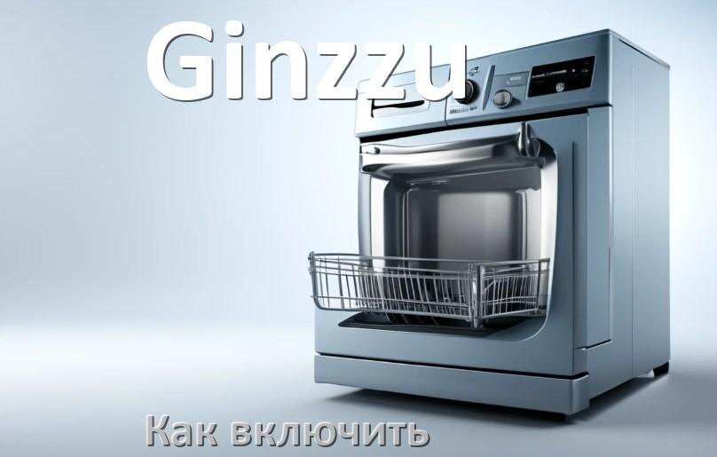 
Как включить посудомоечную машину Ginzzu правильно