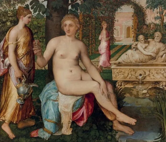 Сусанна и старцы. 1548 , 154×181 см