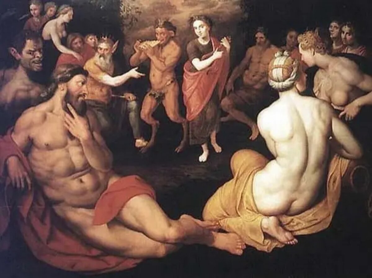 Суд Мидаса (Апполон, Пан и Мидас) д. м... XVI , 96×126 см