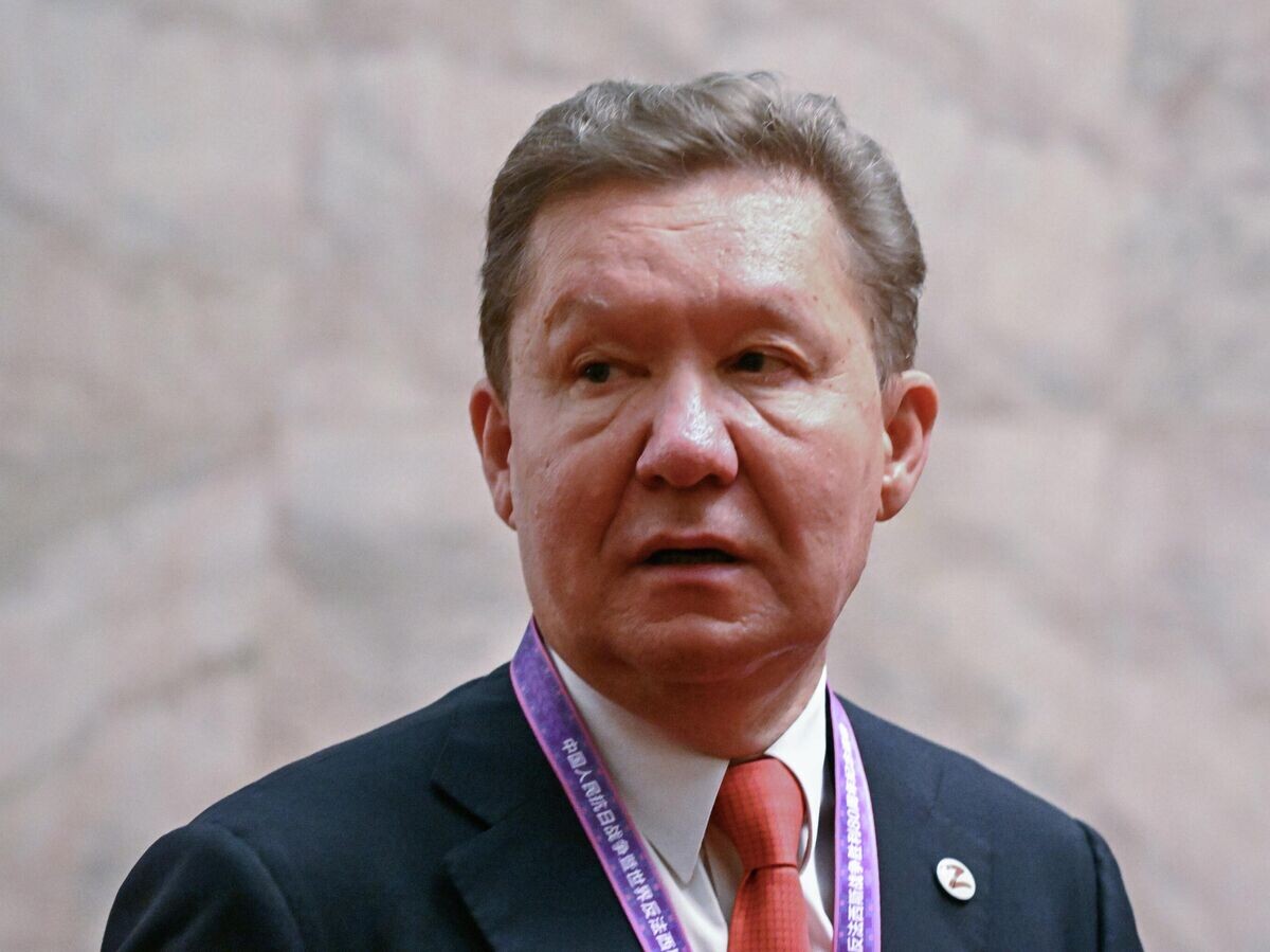    Председатель правления ПАО "Газпром" Алексей Миллер © РИА Новости . Сергей Бобылев