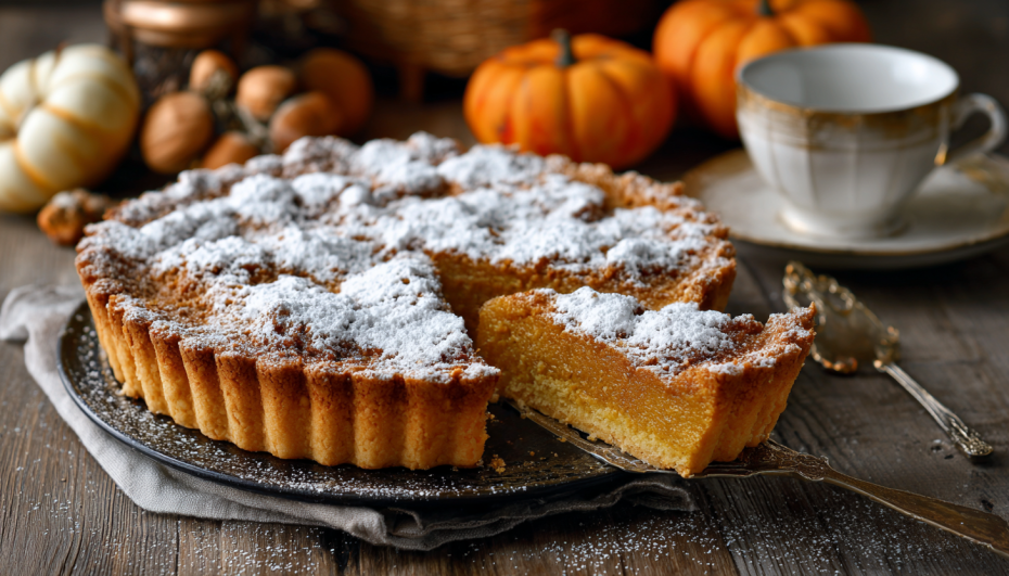 Шарлотка с тыквой и корицей — готовим ароматный осенний пирог за 40 минут