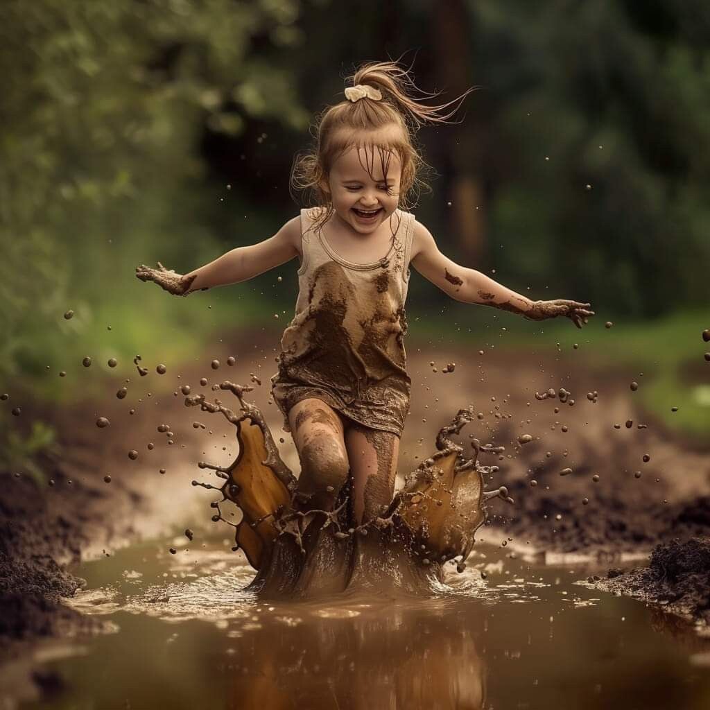 Так можем только в детстве.